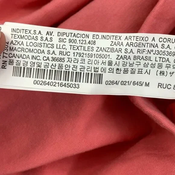 Zara Asymmetrical Crewneck Sweatshirt - Picture 6 of 6